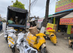 gửi xe máy từ hà nội ra sài gòn